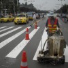 崇左承接道路停車場熱熔漆劃線工程